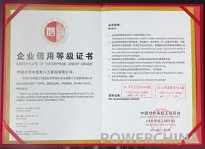 AAA级信用铸就卓越 公司连续三年荣获对外承包工程信用等级评价最高荣誉